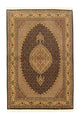 Persisk matta - Tabriz - Royal - 156 x 103 cm - svart