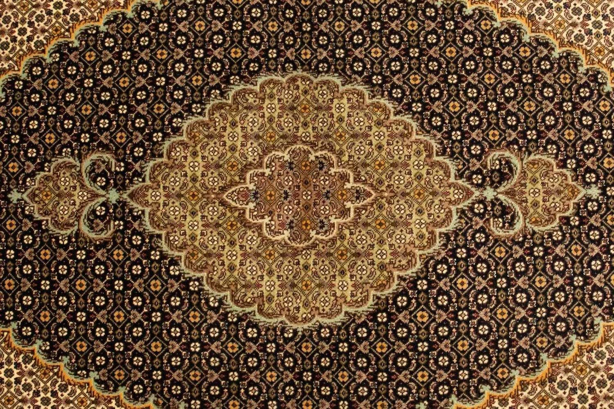 Persisk matta - Tabriz - Royal - 156 x 103 cm - svart