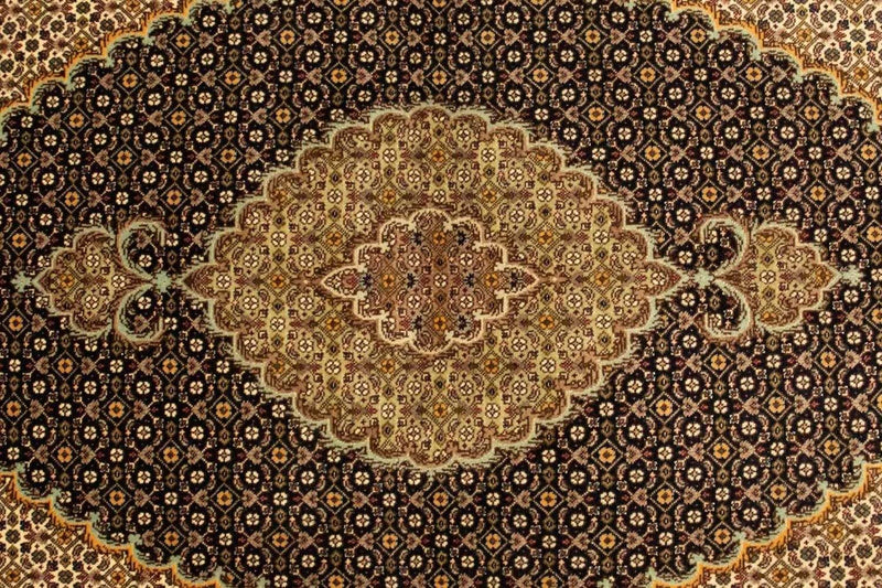 Persisk matta - Tabriz - Royal - 156 x 103 cm - svart
