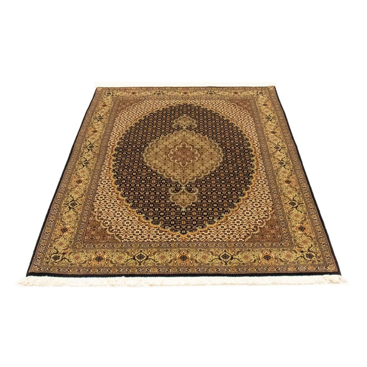 Persisk matta - Tabriz - Royal - 156 x 103 cm - svart