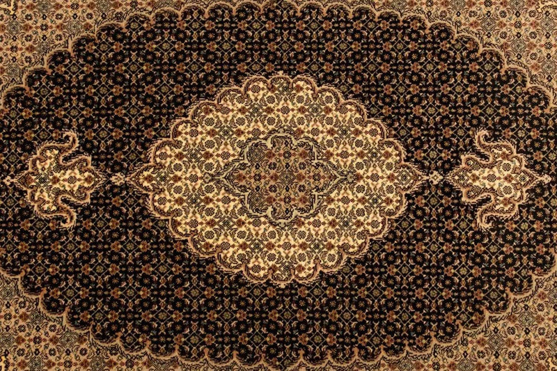 Persisk matta - Tabriz - Royal - 150 x 102 cm - mörkblå