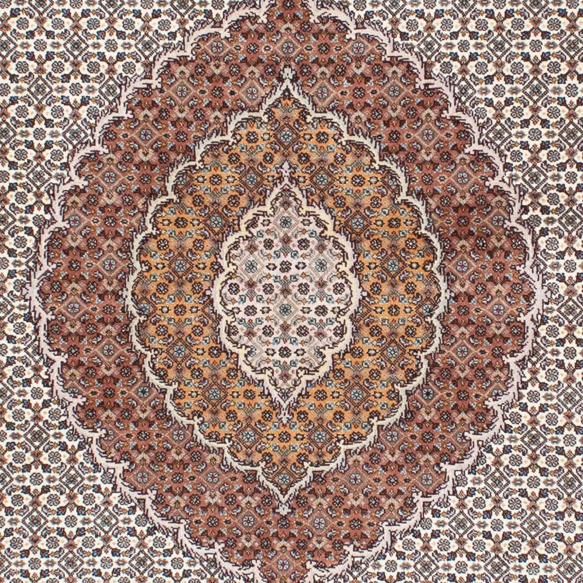Persisk matta - Tabriz - 202 x 151 cm - beige