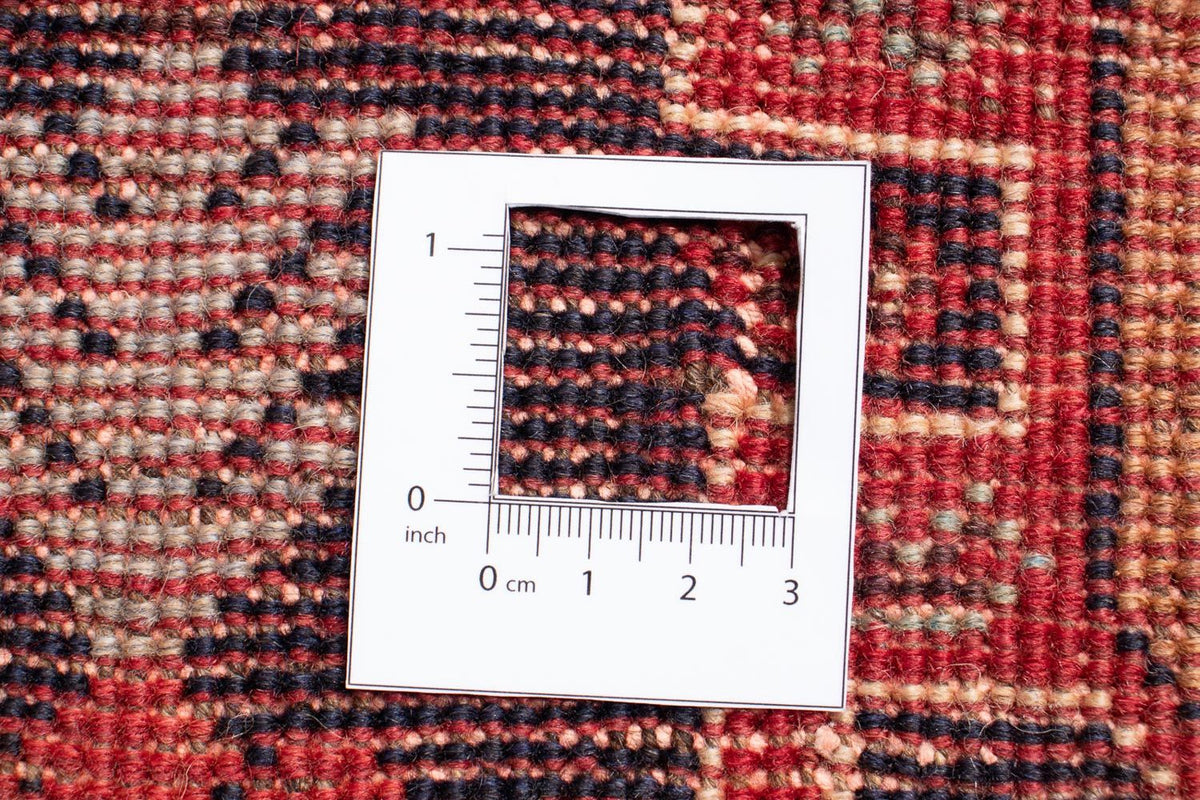 Persisk matta - Nomadic - 290 x 186 cm - mörkröd