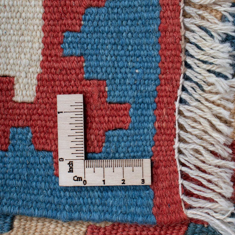 Kelim Carpet - orientalisk matta - 183 x 124 cm - blå