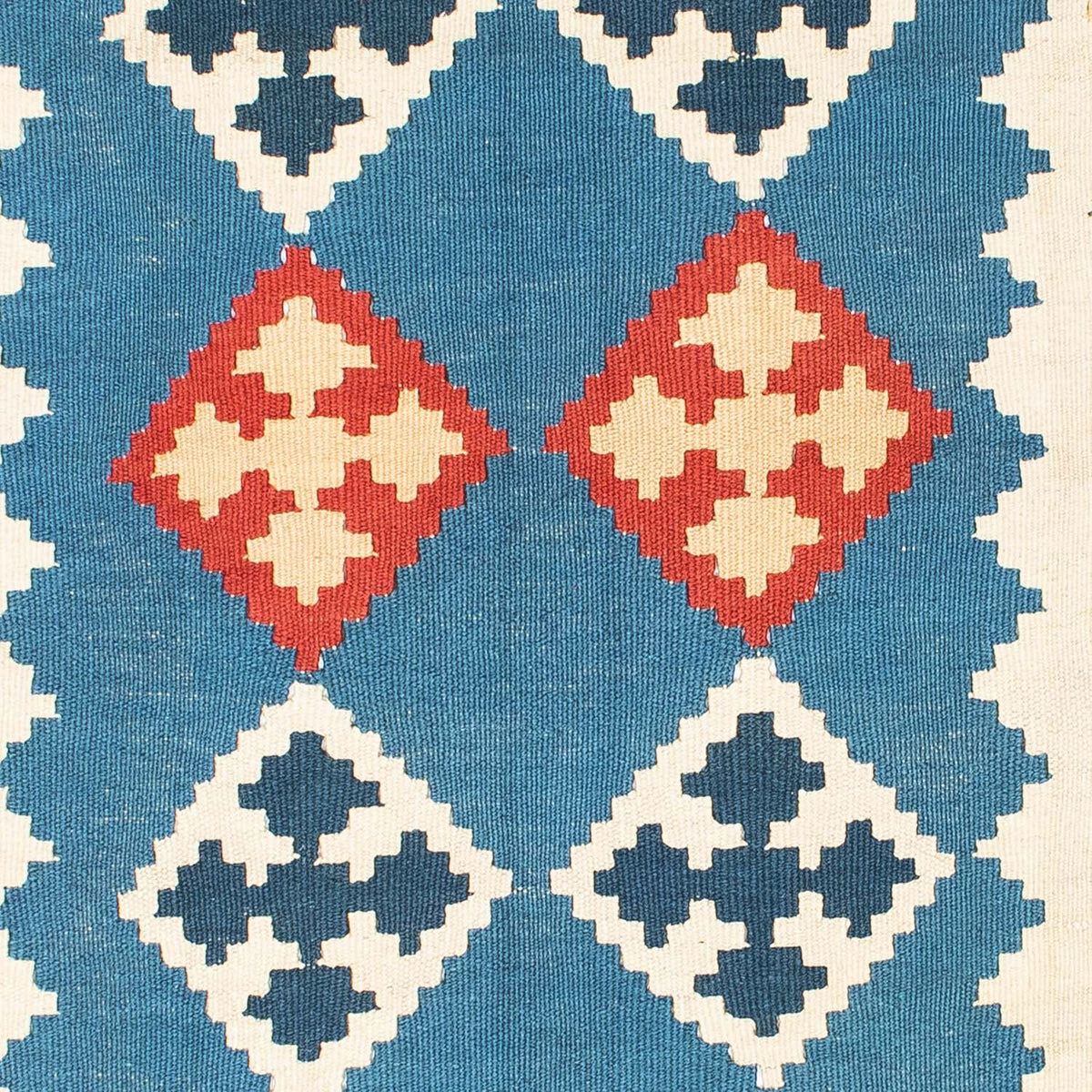 Kelim Carpet - orientalisk matta - 177 x 117 cm - blå