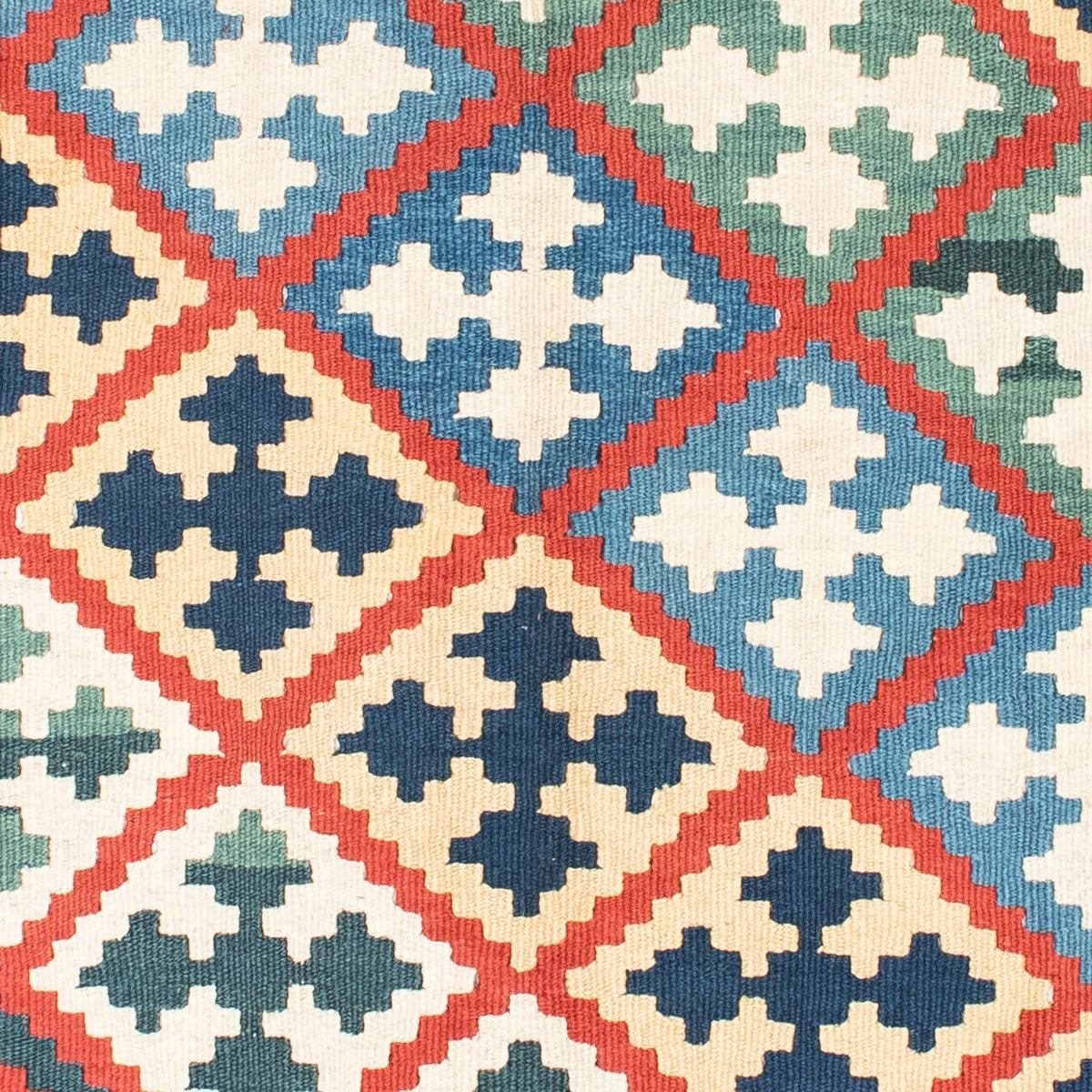 Kelim Carpet - orientalisk matta - 175 x 124 cm - blå