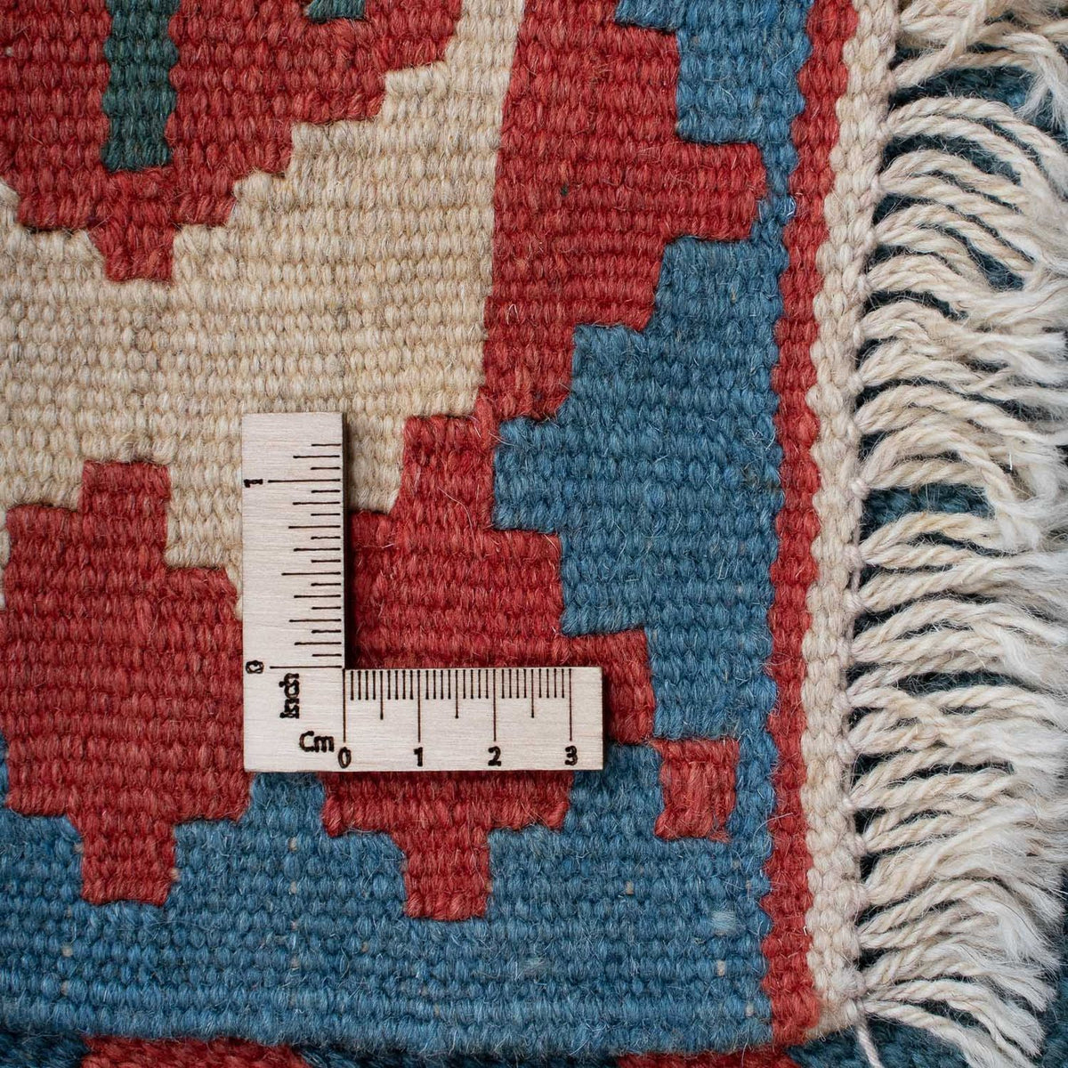 Kelim Carpet - orientalisk matta - 170 x 117 cm - blå