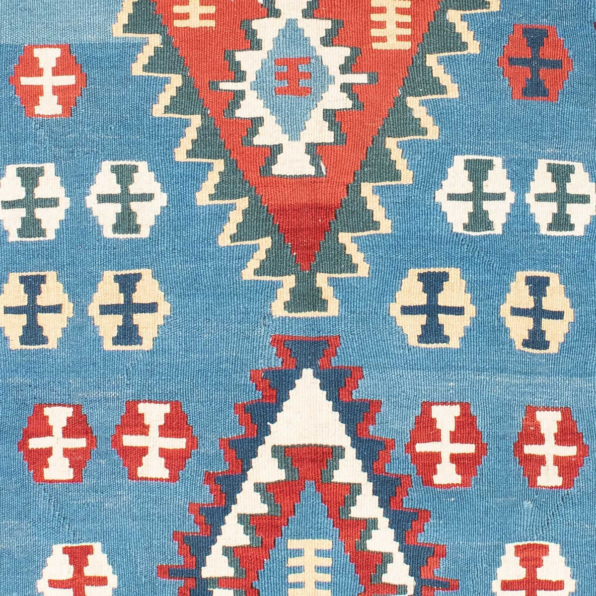 Kelim Carpet - orientalisk matta - 173 x 118 cm - blå