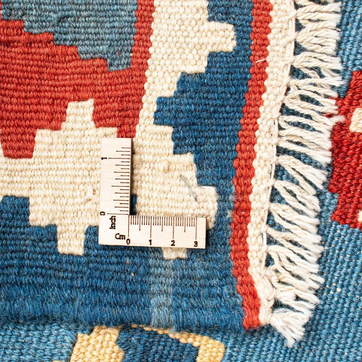 Kelim Carpet - orientalisk matta - 173 x 118 cm - blå