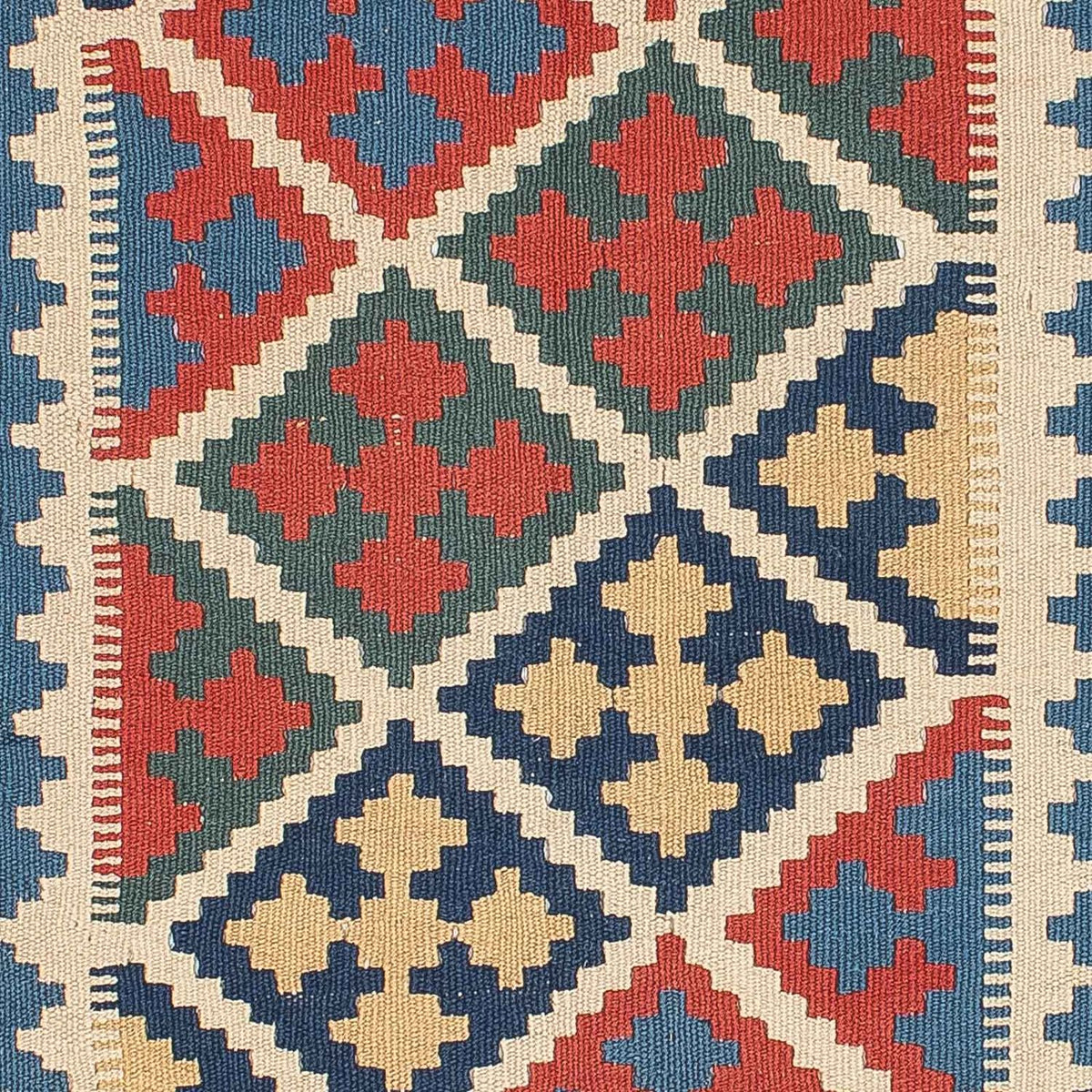 Kelim Carpet - orientalisk matta - 174 x 115 cm - blå