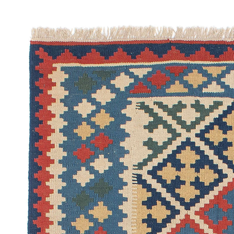 Kelim Carpet - orientalisk matta - 174 x 115 cm - blå