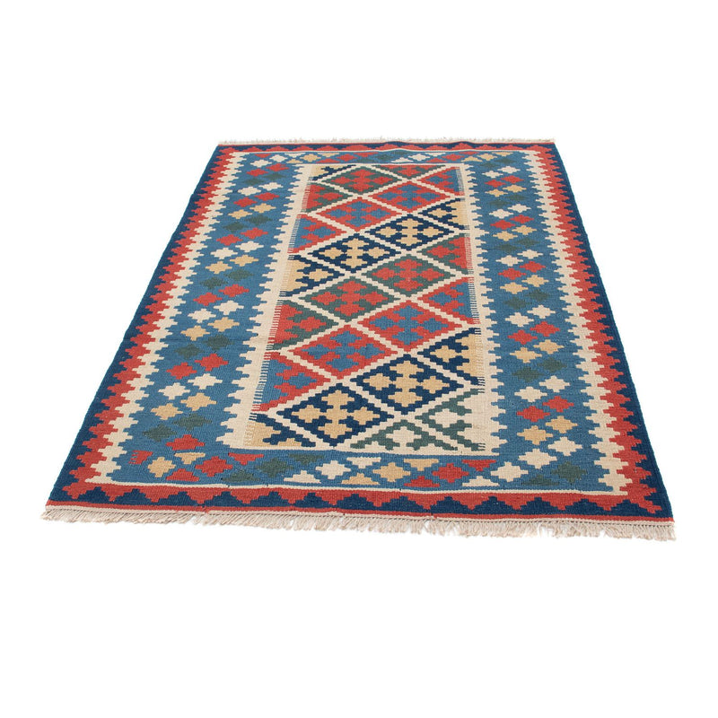 Kelim Carpet - orientalisk matta - 174 x 115 cm - blå