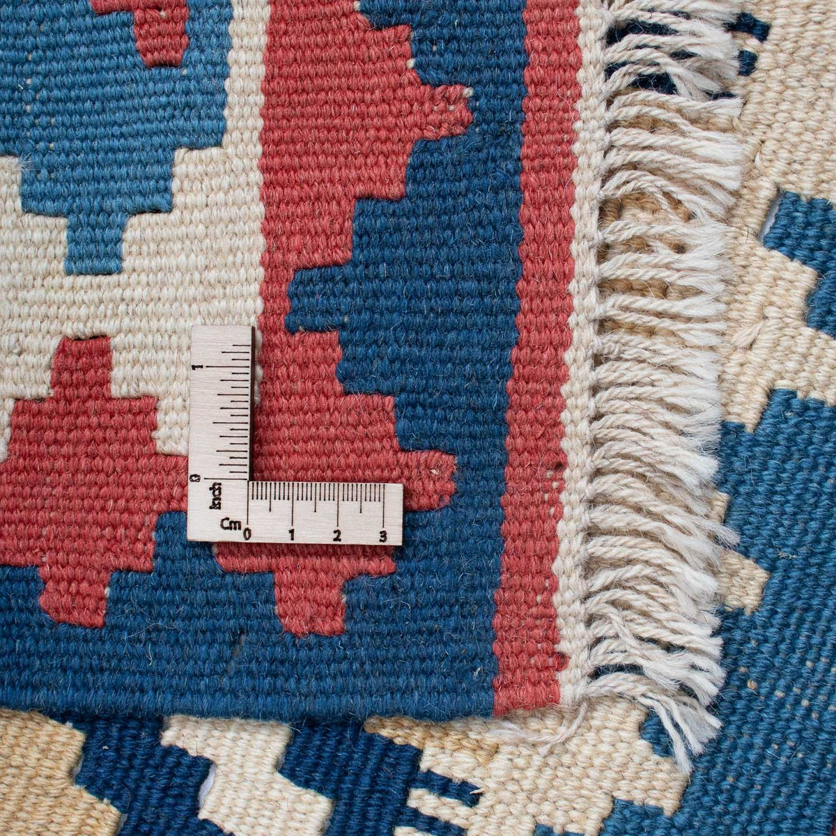 Kelim Carpet - orientalisk matta - 174 x 115 cm - blå