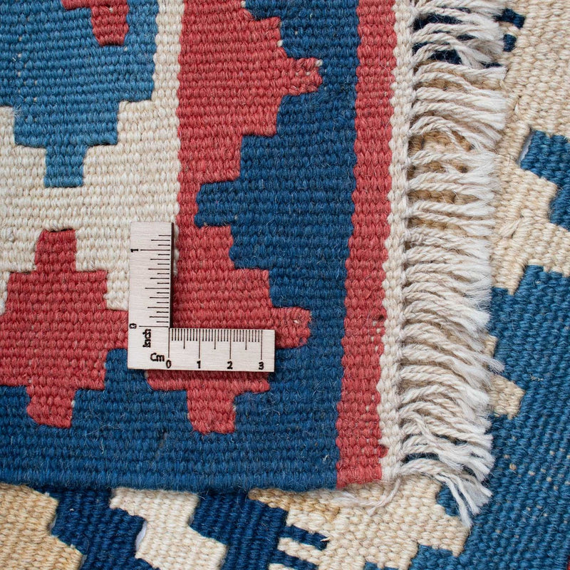 Kelim Carpet - orientalisk matta - 174 x 115 cm - blå