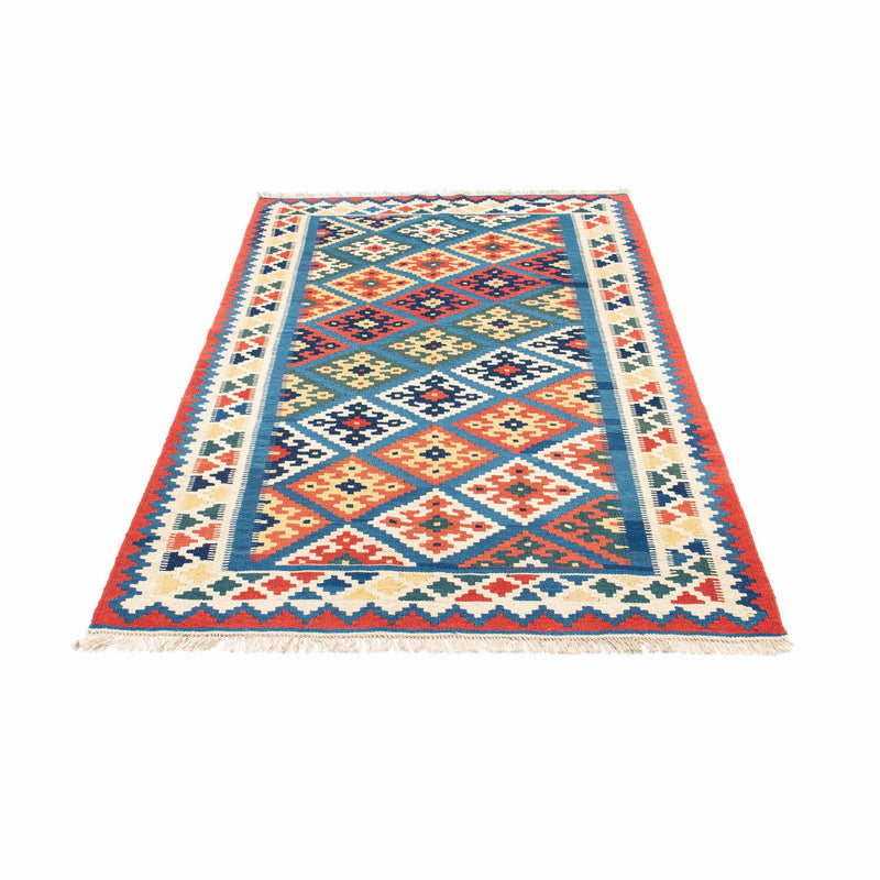 Kelim Carpet - orientalisk matta - 182 x 122 cm - blå