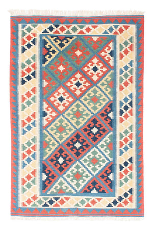 Kelim Carpet - orientalisk matta - 173 x 130 cm - blå