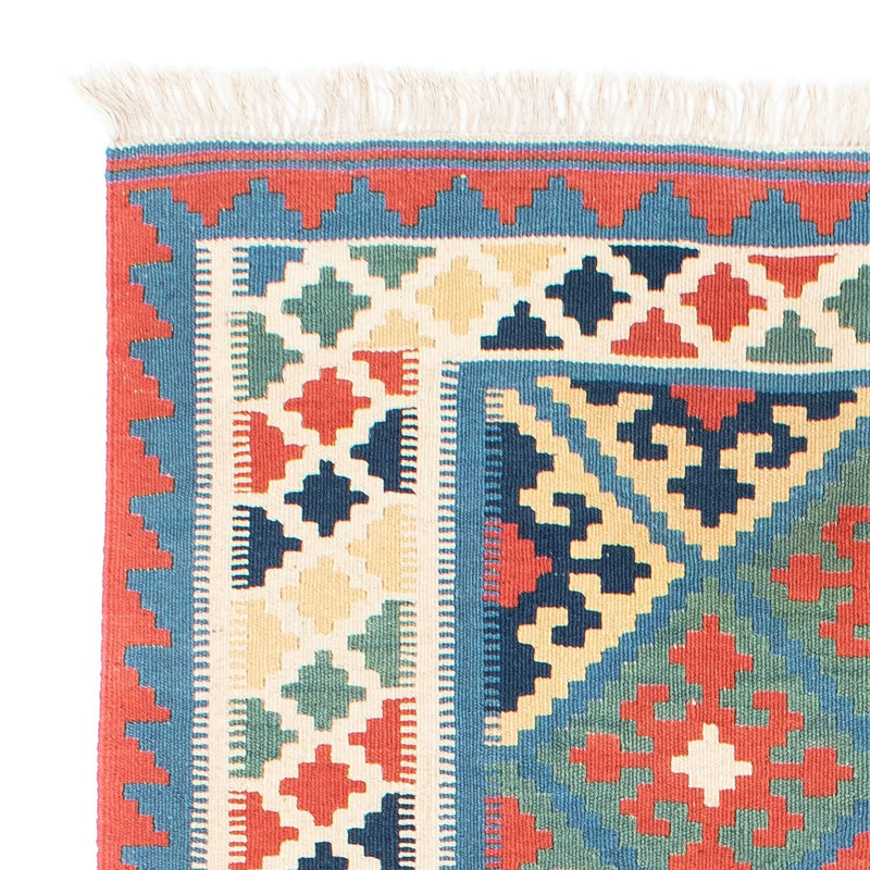 Kelim Carpet - orientalisk matta - 173 x 130 cm - blå