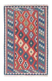 Kelim Carpet - orientalisk matta - 177 x 117 cm - blå