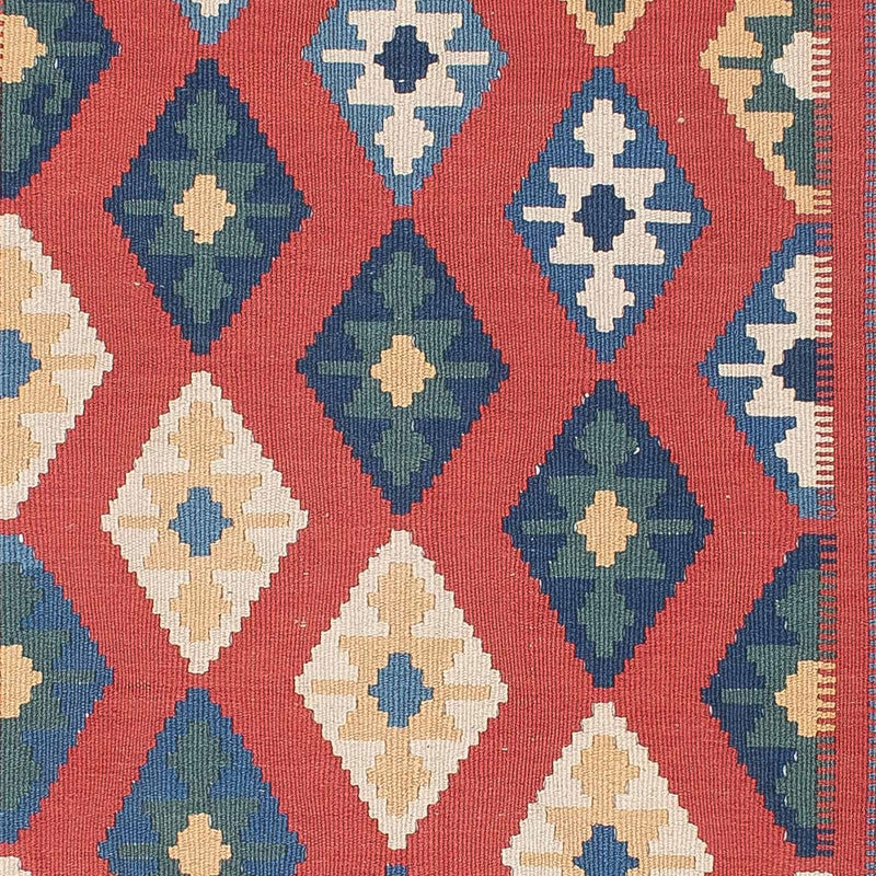 Kelim Carpet - orientalisk matta - 177 x 117 cm - blå