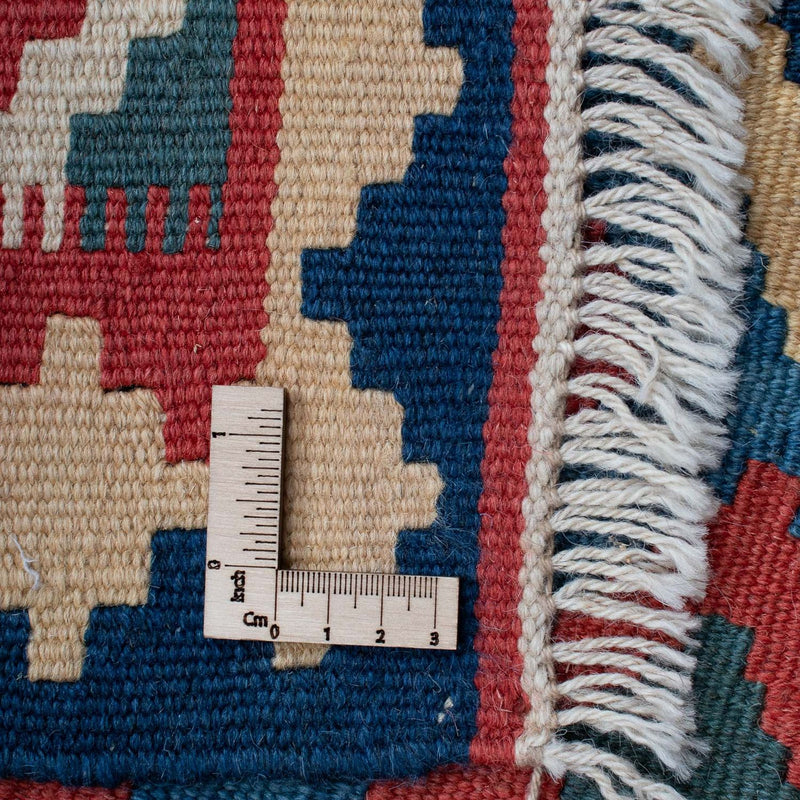 Kelim Carpet - orientalisk matta - 183 x 123 cm - blå