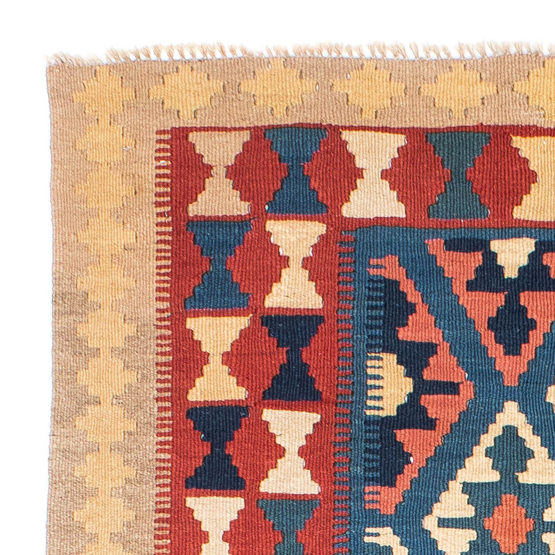 Kelim Carpet - orientalisk matta - 152 x 100 cm - blå