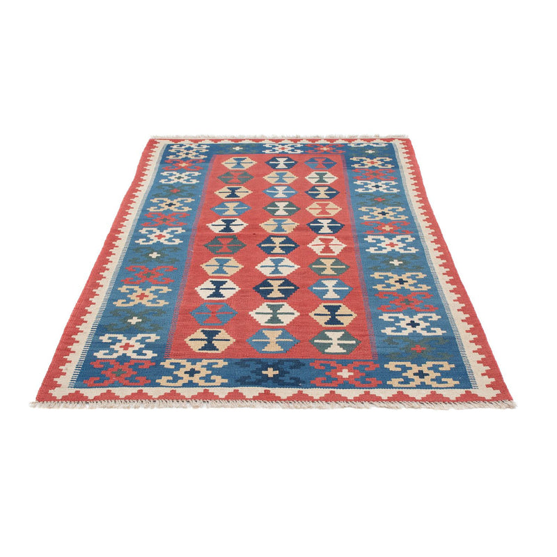 Kelim Carpet - orientalisk matta - 167 x 113 cm - blå