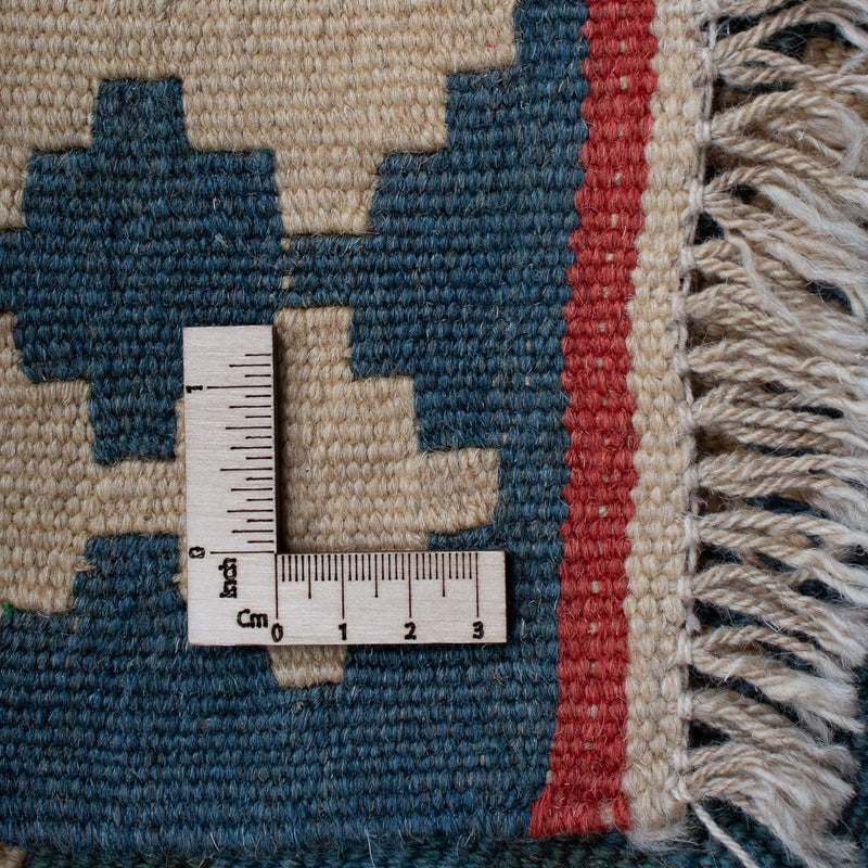 Kelim Carpet - orientalisk matta - 178 x 128 cm - blå