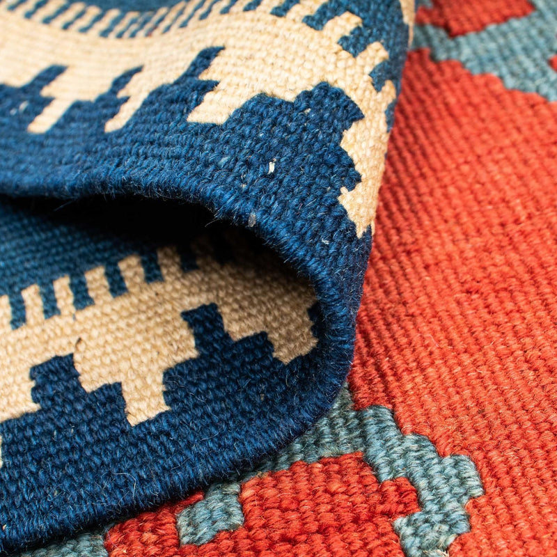 Kelim Carpet - orientalisk matta - 152 x 106 cm - röd