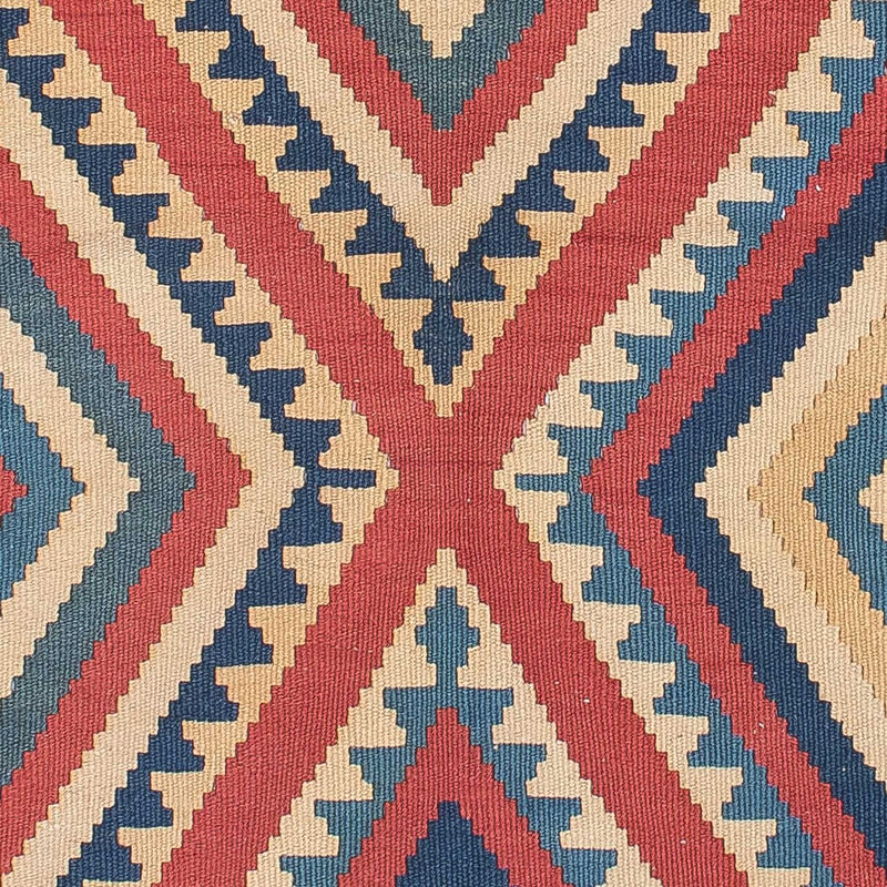 Kelim Carpet - orientalisk matta - 155 x 117 cm - blå