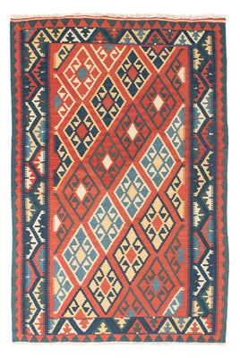 Kelim Carpet - orientalisk matta - 156 x 105 cm - rost
