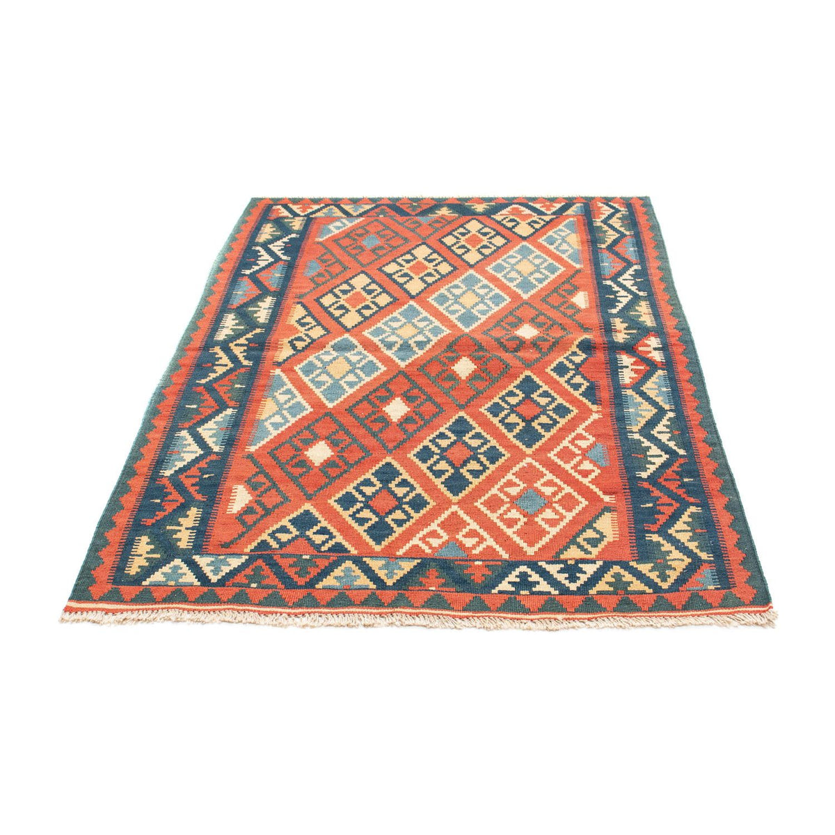 Kelim Carpet - orientalisk matta - 156 x 105 cm - rost