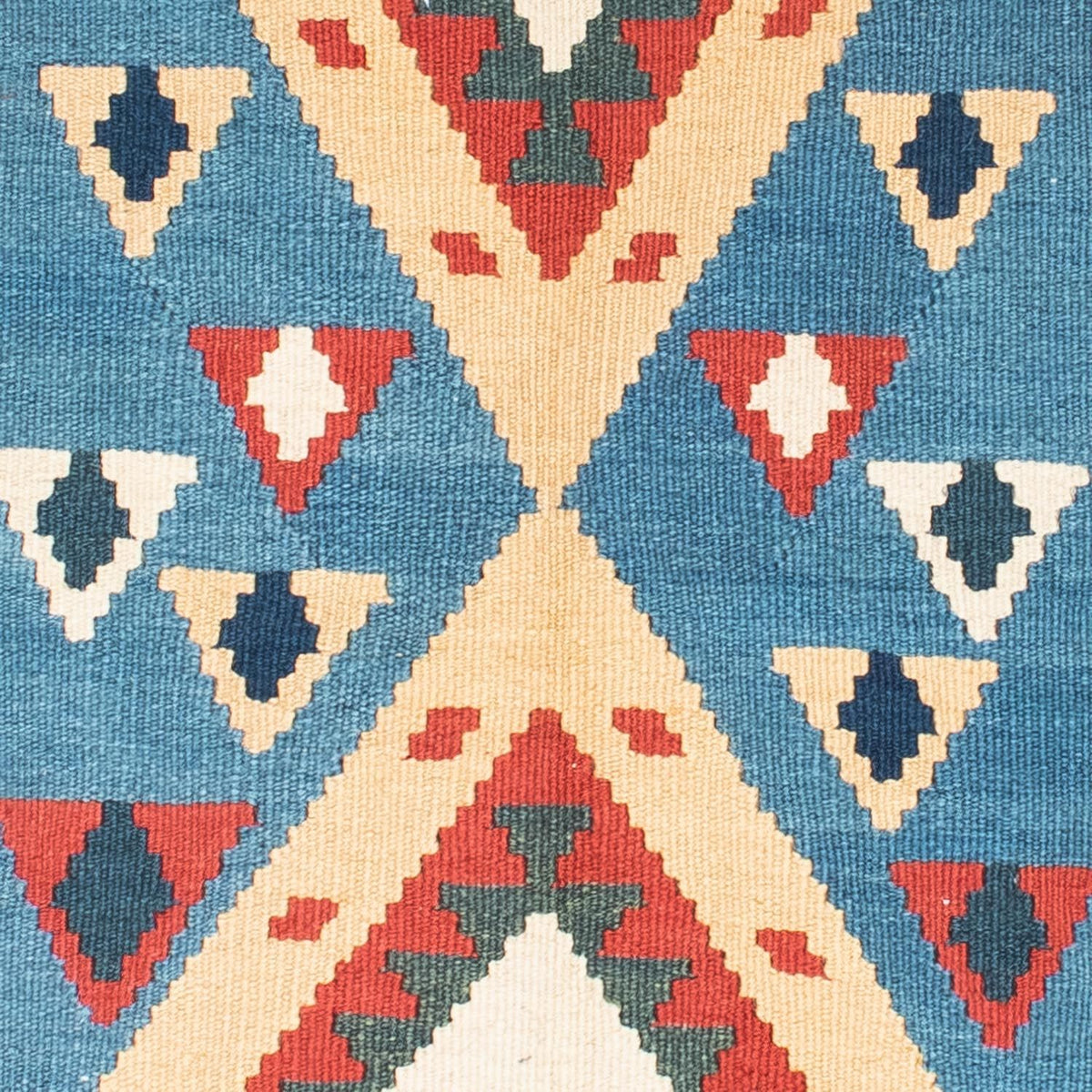 Kelim Carpet - orientalisk matta - 183 x 116 cm - turkos