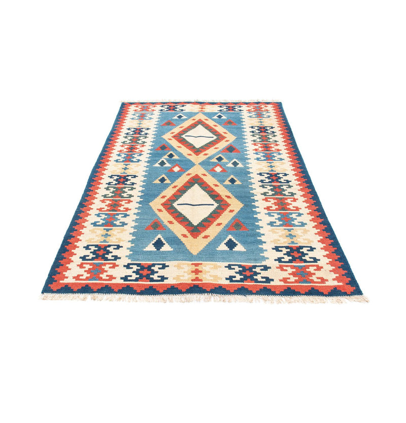 Kelim Carpet - orientalisk matta - 183 x 116 cm - turkos