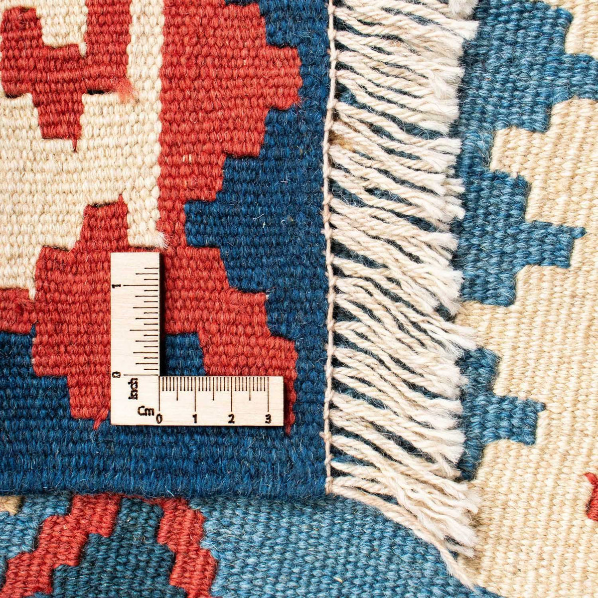 Kelim Carpet - orientalisk matta - 183 x 116 cm - turkos