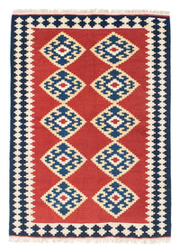 Kelim Carpet - orientalisk matta - 148 x 108 cm - röd