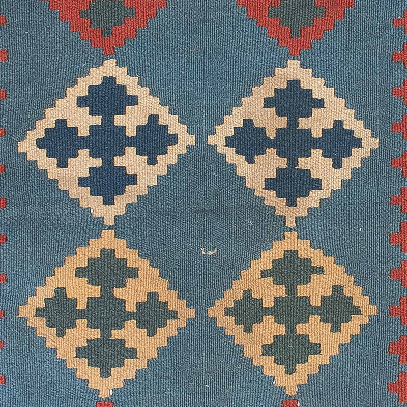 Kelim Carpet - orientalisk matta - 171 x 118 cm - blå