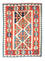 Kelim Carpet - orientalisk matta - 152 x 110 cm - röd