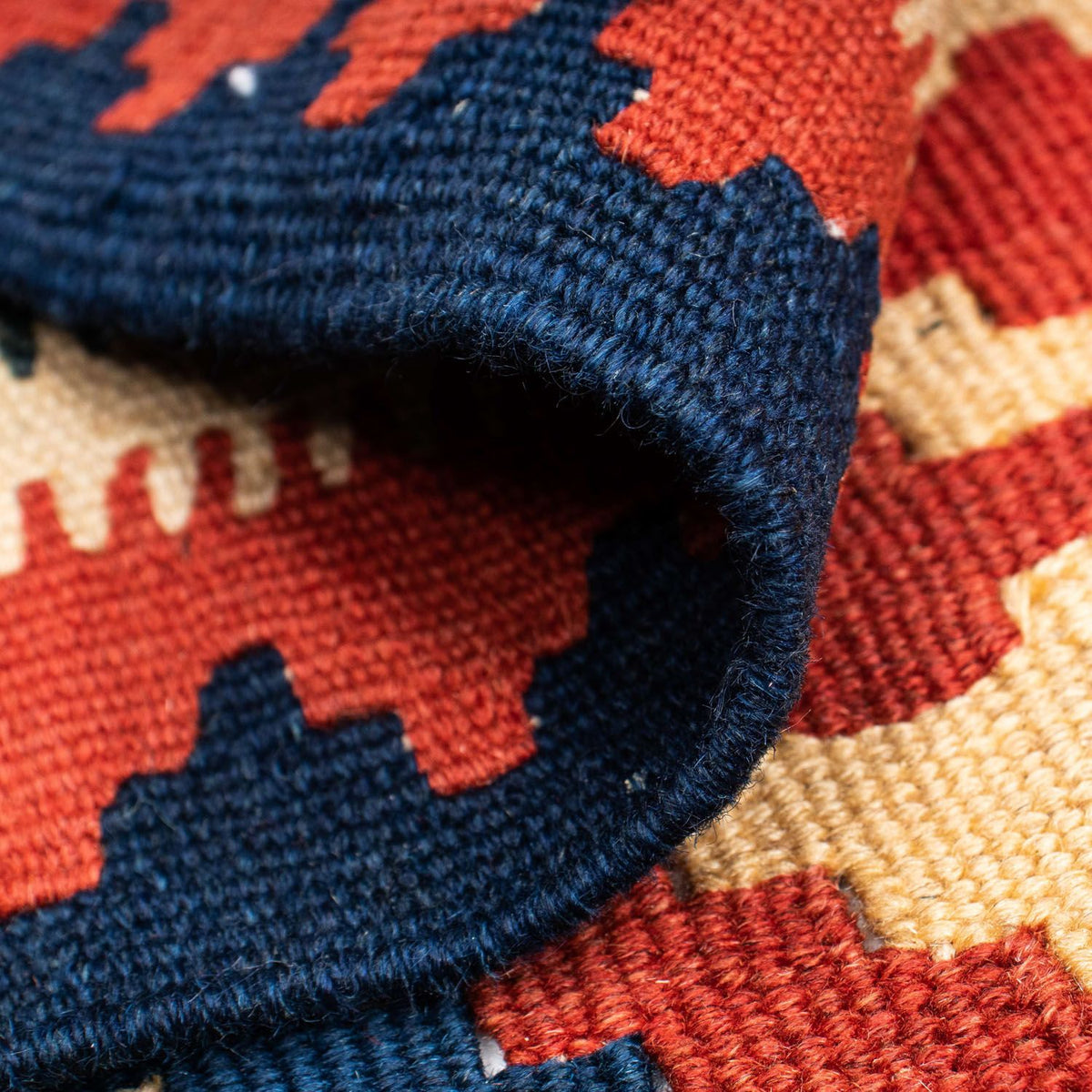 Kelim Carpet - orientalisk matta - 160 x 112 cm - röd