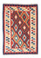 Kelim Carpet - orientalisk matta - 145 x 100 cm - röd