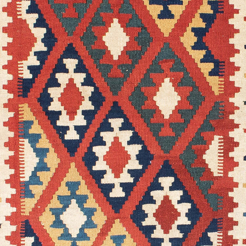 Kelim Carpet - orientalisk matta - 145 x 100 cm - röd