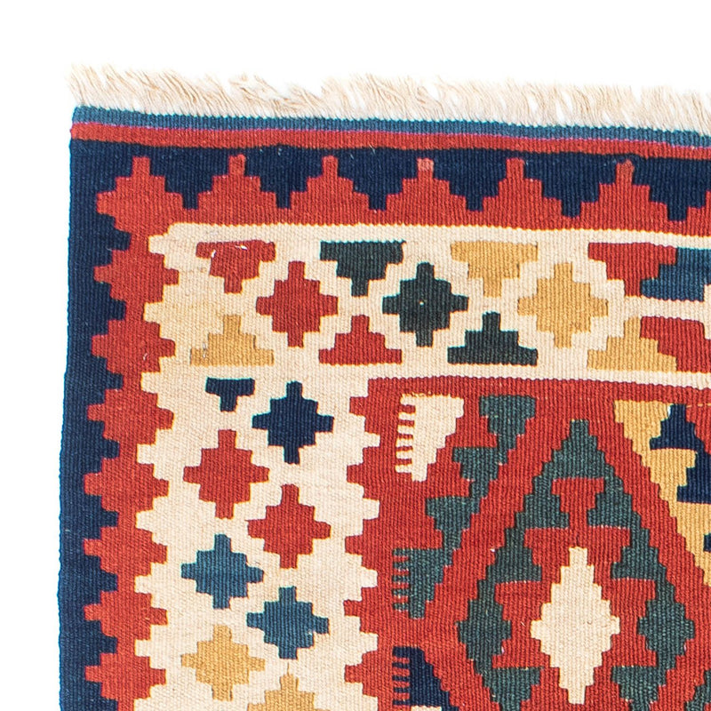 Kelim Carpet - orientalisk matta - 145 x 100 cm - röd