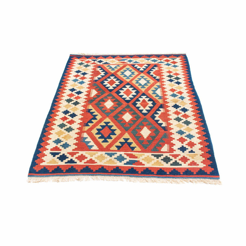 Kelim Carpet - orientalisk matta - 145 x 100 cm - röd
