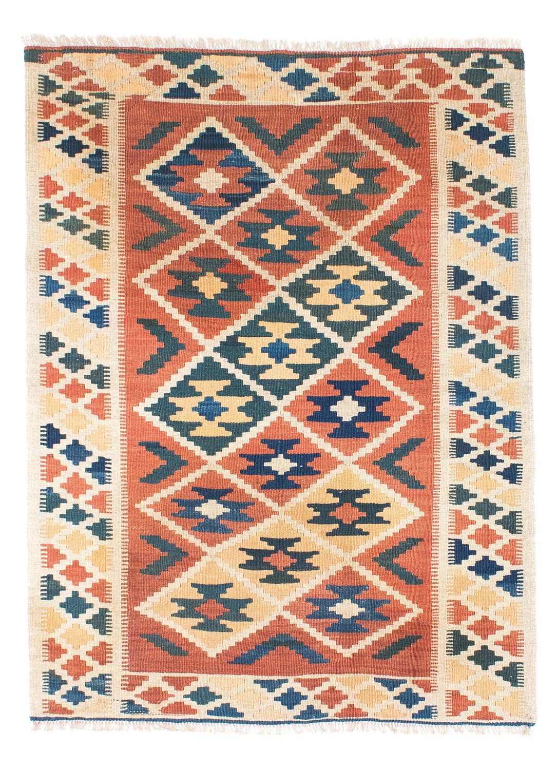 Kelim Carpet - orientalisk matta - 148 x 106 cm - brun