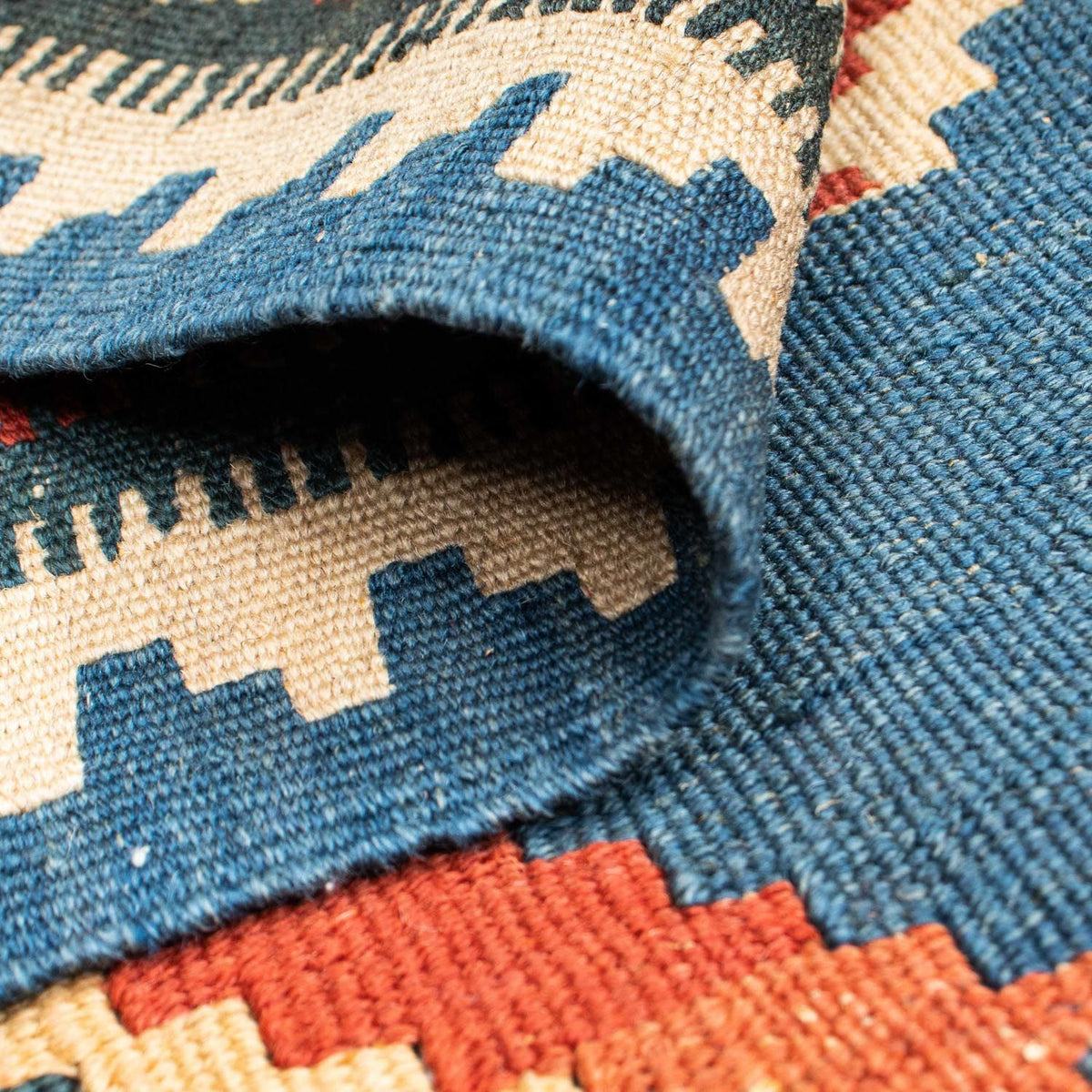 Kelim Carpet - orientalisk matta - 156 x 98 cm - rost