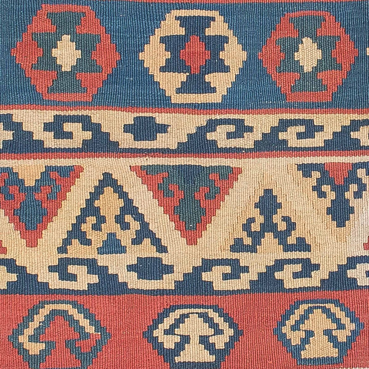 Kelim Carpet - orientalisk matta - 168 x 112 cm - flerfärgad
