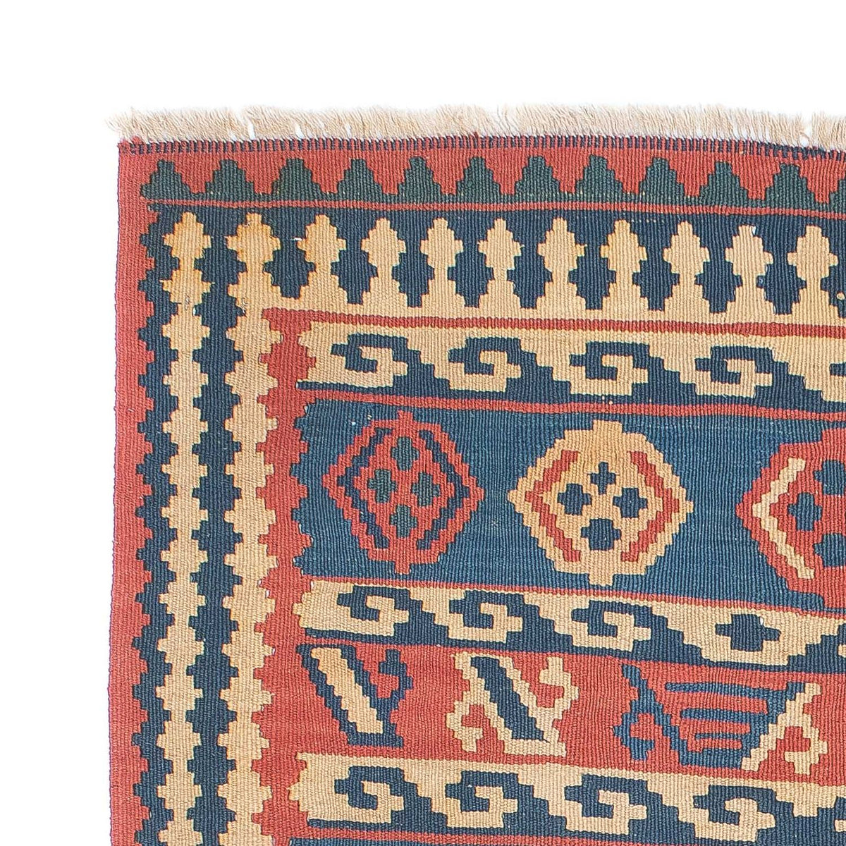 Kelim Carpet - orientalisk matta - 168 x 112 cm - flerfärgad