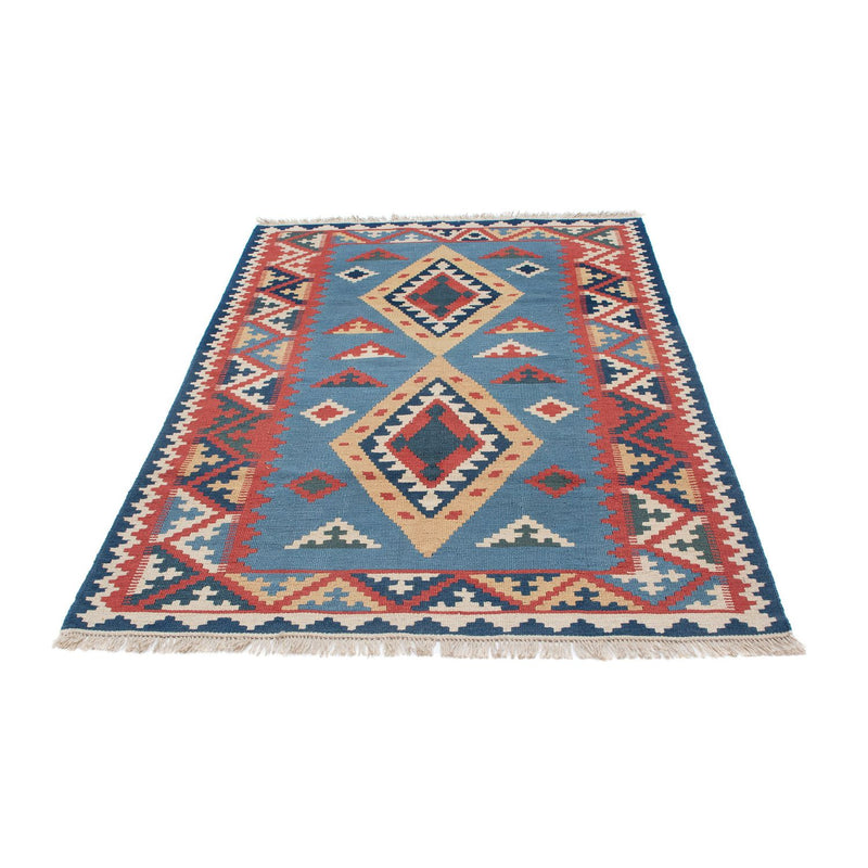 Kelim Carpet - orientalisk matta - 183 x 121 cm - blå