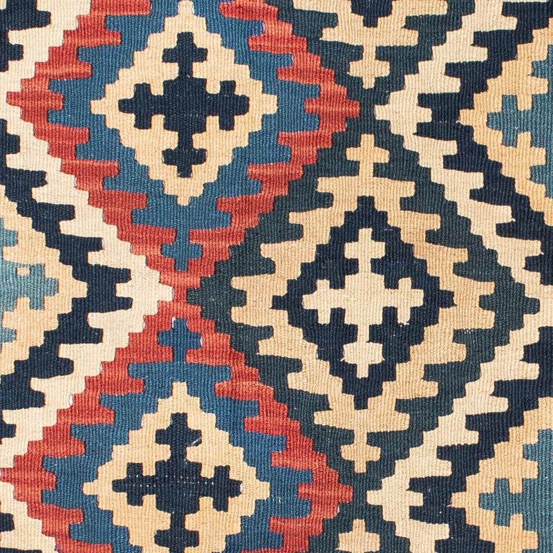 Kelim Carpet - orientalisk matta - 160 x 103 cm - blå