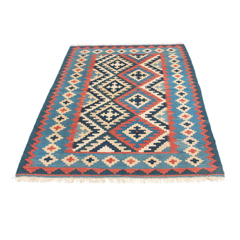 Kelim Carpet - orientalisk matta - 160 x 103 cm - blå
