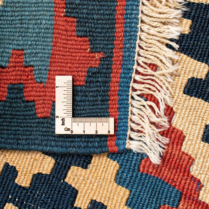Kelim Carpet - orientalisk matta - 160 x 103 cm - blå